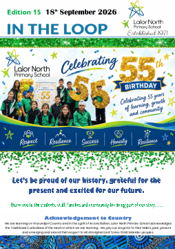 Edition Fifteen 18th September 2026